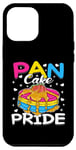 Coque pour iPhone 12 Pro Max Pansexual Pride Funny Pan Cake (gâteau à la casserole)