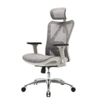 YZT QUEEN Ergonomic Office Chair, Ergonomic Chair Computer Chair Home Comfortable And Breathable Mesh Office Chair Study Chair Gaming Seat with Adjustable Headrest And Lumbar Support