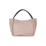 Day Woolen Small Shopper, Taupe Melange