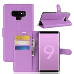 samsung Samsung Note 9 PU Wallet Case Purple