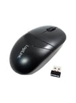 Mouse optical wireless 2.4 GHz with 3 Button black - Mus - Optisk - 3 knapper - Sort