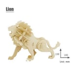 Puzzles - 3d three-dimensional wooden animal jigsaw puzzle toys for children diy handmade wooden jigsaw puzzles animals insects series - by KLMF - 1 PCs