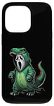 Costume de fantôme portant un dinosaure pour Halloween Cosplay T-Rex Coque pour iPhone 13 Pro
