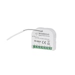 Zigbee inbyggningsdimmer - 200W LED dimmer, fjädertryck/push dim, korsomkoppling, memory