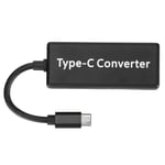 Adaptateur pour convertisseur MagSafe 2/1 vers TypeC pour MacBook Switch Consoles de jeux t&eacute;l&eacute;phones mobiles ordinateurs portables (noir)