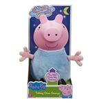 Peppa Pig glow Friends Talking Peppa, preschool interactive soft toy, with lights up face and sound effects, gift for 3-5 year old