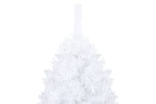 Be Basic Kunstig juletre med LED og kulesett 150 cm PVC hvit -