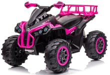 Mighty ATR Dune Raptor Extreme 12v Electric / Battery Ride On Quad Bike - Pink