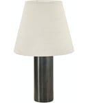 Bakra, Lampeskærm, Hør, jern by House Doctor (D: 50 cm. x H: 42 cm., Antik hvid)