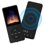 MP3 Player - 32GB MP3 Music Player With Voice Recorder And FM Radio, Hi-Fi Sound Potable Audio Player Build-in Speaker, With Video, Text Reading and Support up to 128GB (dark black)