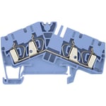 Kopplingsplint ZDU 6-2/3AN BL 1771420000-1 Atollblå