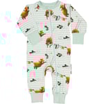 Pyjamas Mamma Mu och Kråkan Mint/Vit 74/80