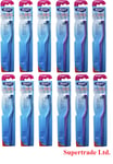 Wisdom Interspace Soft Interdental Toothbrush Tooth Brush - Purple / Blue X 12