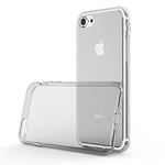 cadorabo Coque pour Apple iPhone 7 / 7S / 8 / SE 2020 en Complet Transparent - Housse Protection Souple en Silicone TPU avec Anti-Choc et Anti-Rayures - Ultra Slim Fin Gel Case Cover Bumper
