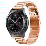 Metallarmband Till Samsung Gear S3 Frontier/S3 Classic Rosé Guld