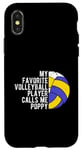 iPhone X/XS MY FAVORITE VOLLEYBALL PLAYER CALLS ME POPPY Coach Case