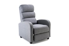 Visco Therapy Reegan Fabric Push Back Recliner Chair in Grey