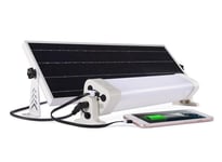 Palmako Led lysarmatur solcelledrevet e-360 komplett kit med solcellepanel m.m. 