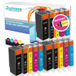 15 cartouches type Jumao compatibles pour Canon PIXMA MG6450 6650 7150 MX725