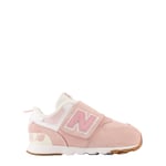 New Balance 574 Baby Sneakers Med Borrelås-stropp Chrystal Pink | Rosa | 21.5 EU