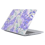 MacBook Air 15 M2/M3 (2023-2024) Hardplastdeksel – Rosa / Lilla blomster
