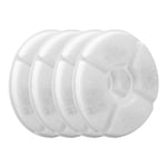 4-pack ersättningsfilter för kattfontäner, filter för husdjursfontäner, dricksfontänfilter. Ersättningsfilter innehåller aktivt kol