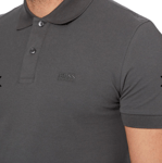 BNWT Hugo Boss Firenze Polo Shirt Short Sleeve Top XL Dark Grey Genuine RRP £89