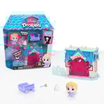 DOORABLES Disney, Elsa, Mini Maison avec 2 Figurines Dont 1 Surprise, et des Accessoires, Différents modèles Disponibles, Jouet pour Enfants dès 3 Ans, GIOCHI PREZIOSI, DRB023