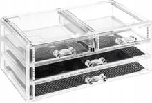 5Five Organiser För Smycken, Prydnadssaker, Accessoarer - Transparent, 4 Lådor