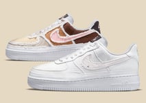 WOMENS NIKE AIR FORCE 1 '07 PRM ,,Tear Away'' SIZE UK 7.5 EUR 42 (DJ9941 244)