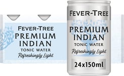 Fever-Tree Refreshingly Light Indian Tonic Water, 150Ml, 8 Count (Pack of 3) (To