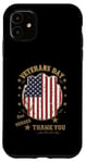 Coque pour iPhone 11 Motif patriotique des anciens combattants
