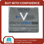 Vichy Liftactiv Supreme Firming Anti-Aging Night Cream 15ml (Brand New)