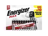Energizer Aaa-Batteri Max Alkali-Mangan 1.5 V 10 Stk