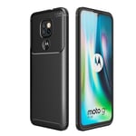FanTing Case for Motorola Moto G9 Play, Anti-Slip Ultra Thin Shock Absorption Anti Scratch Protective, Cover for Motorola Moto G9 Play -Black