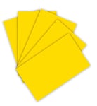 folia 6314 Lot de 50 feuilles de papier de couleur jaune banane Format A3 130 g/m²