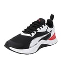 PUMA Men's Infusion Road Running Shoe, Black White-for All TIME RED, 8.5 UK