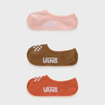 VANS - Womens Classic Canoodle (3 Pack) - (One Size 4-7.5) - Autumn Leaf