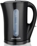 paul russells Electric Plastic Kettle, 2200W 1.7L, Hot water dispenser, Black B