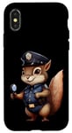 Coque pour iPhone X/XS Policière écureuil