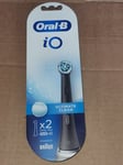 Oral-B iO Ultimate Clean Black Replacement Electric Toothbrush Heads 2 Pack