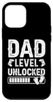 iPhone 12 mini Dad Level Unlocked Fathers Day Best Papa Ever Retro Sunset Case