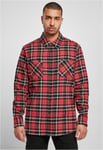 Urban Classics Skogshuggarskjorta herr (red/black,4XL)