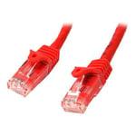 StarTech.com Câble Ethernet 10 m - RJ45 Cat6 - Câble réseau sans accroc - UTP - Cordon patch - Catégorie 6 - Rouge - Cordon de raccordement - RJ-45 (M) pour RJ-45 (M) - 10 m - CAT 6 - moulé, sans crochet - rouge