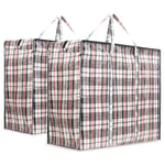 DECO EXPRESS Large Laundry Bags with Zip - 2 Pack Large Storage Bags