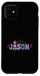 iPhone 11 Jason Fireworks USA Flag 4th of July Case