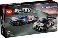 LEGO Speed BMW M4 GT3 och BMW M Hybrid V8 racerbilar 76922