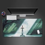 WeTTao Pad Light sword 800x400mm Desk-Mat Mouse-Pad LOL Dota Cs-Go Gaming Locking-Edge Large-Size Extended Gaming Mouse Pad Thick Waterproof Non-slip Rubber Base