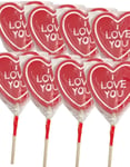 24 stk Sweety Hjerteformede Kjærligheter med Teksten "I Love You" 1,8 kg
