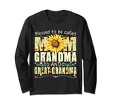Blessed To Be Called Mom Grandma Great Grandma Mother's Day Long Sleeve T-Shirt